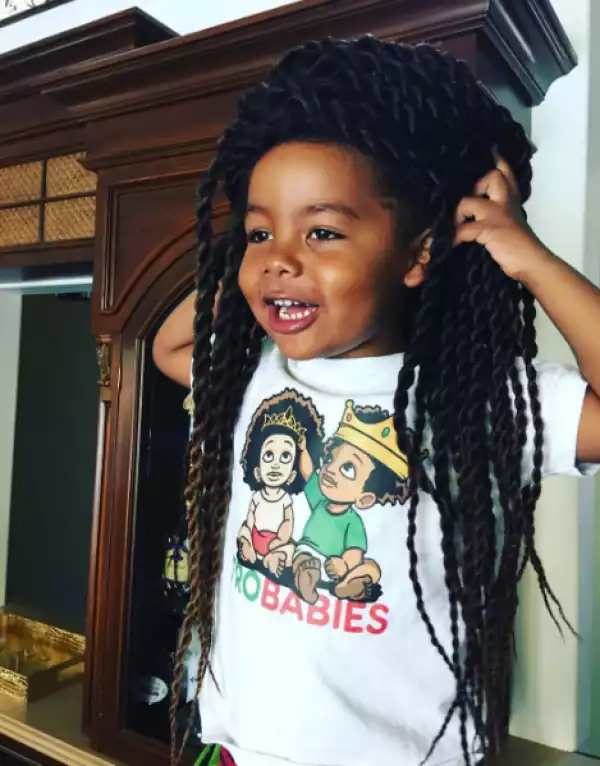 Amber Rose Slams Those Who Says His son Might Turn G*y For Wearing A Wig